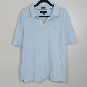 Tommy Hilfiger Light Blue Men's Polo Shirt XL